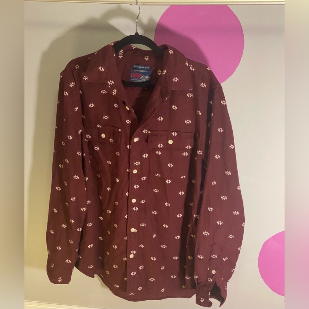 Old navy vintage button up Large